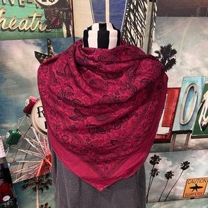 Square rayon scarf from England